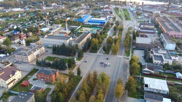День Российского флага. Киров Калужская область,. Квадрокоптер смотреть онлайн