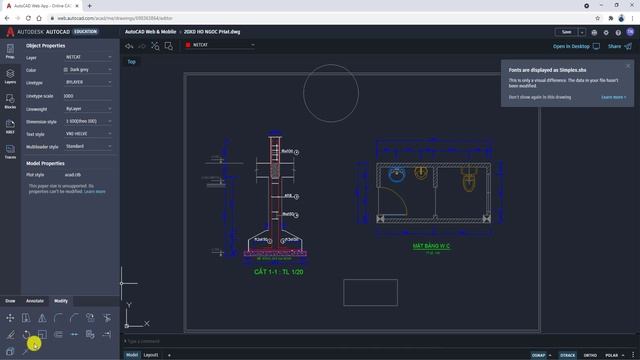 Sử dụng AutoCAD trực tiếp không cần cài đặt (AutoCAD Web App) смотреть онлайн