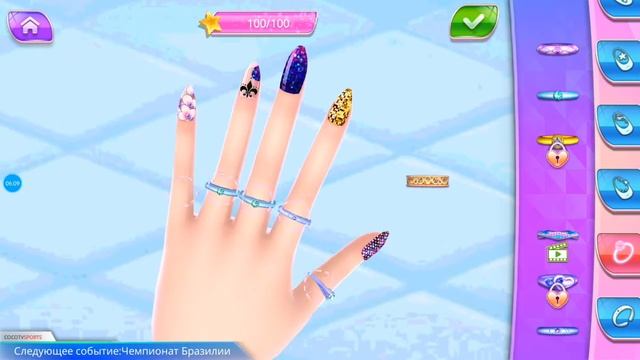Макияж и маникюр для гимнастки ★ Make-up and manicure for the gymnast смотреть онлайн