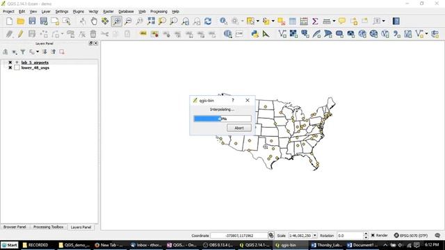 QGIS - create IDW interpolation смотреть онлайн