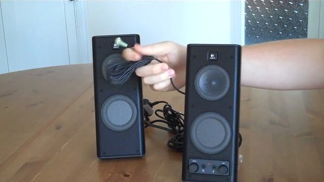 Logitech X-140 Speakers Unboxing & Inside Look смотреть онлайн