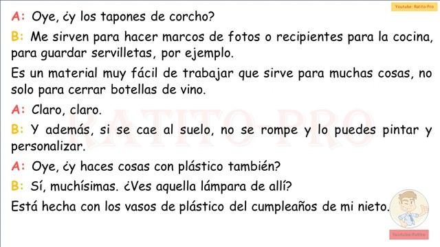 Learn Spanish A2 - Diálogos y conversasiones en español смотреть онлайн