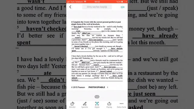 10. SINIF İNGİLİZCE PAST SIMPLE- PRESENT PERFECT смотреть онлайн