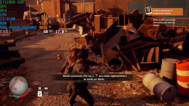 State of Decay 2 GeForce GTX1060 6GB+Intel Core i3-8100 3.60Ghz смотреть онлайн
