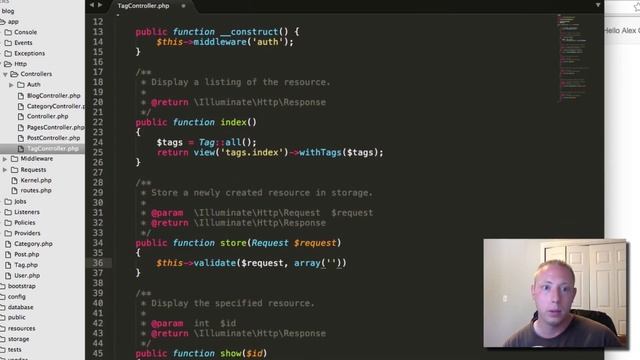 Part 36 - Starting our Tag CRUD [How to Build a Blog with Laravel 5 Series] смотреть онлайн