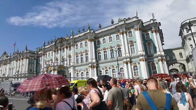 Идём к Дворцовой площади, а центр Петербурга перекрыли!30июня празднование 220-летия пожарной охран смотреть онлайн