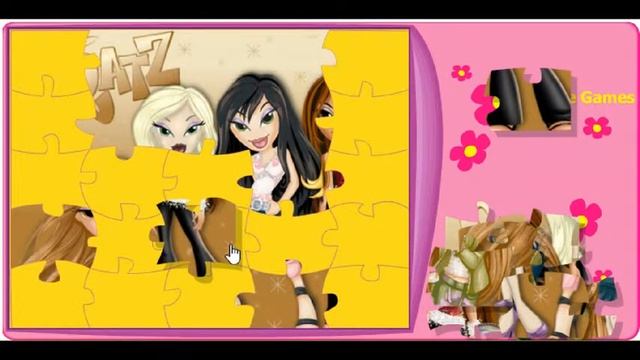 Bratz Jigsaw Puzzle (Girl Game) смотреть онлайн