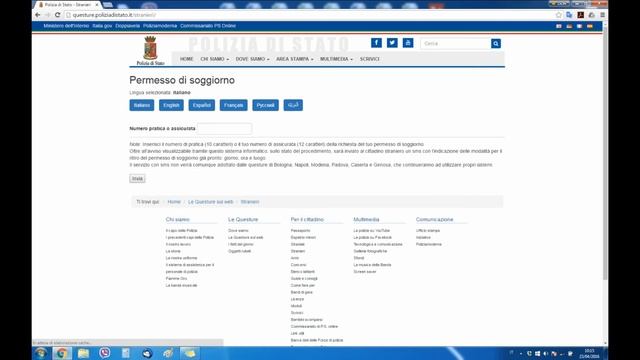 Как проверить готовность пермессо через интернет / Controlla online il permesso di soggiorno смотреть онлайн