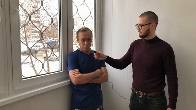 Видеоотзыв от нашего заказчика Владимира. Остекление квартиры на Автозаводе. Компания Евроокна. смотреть онлайн