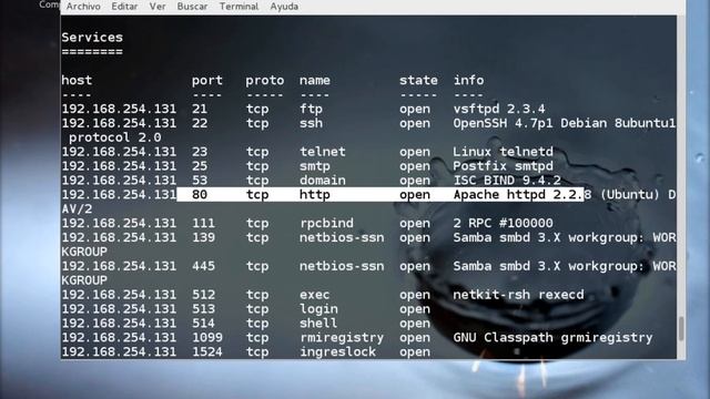 Metaesploit01 Servicio distcc смотреть онлайн