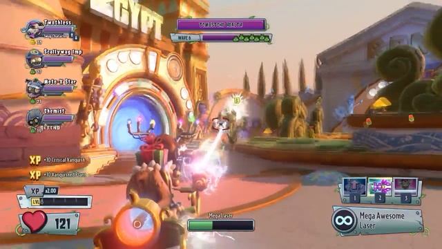 FESTIVE RIDER Hovergoat GRAVEYARD OPS Plants vs Zombies Garden Warfare 2 Gameplay смотреть онлайн