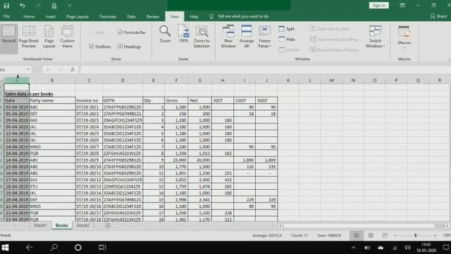 How to Freeze Panes and Print Tiles in Excel (explained in Hindi) Part 9 смотреть онлайн
