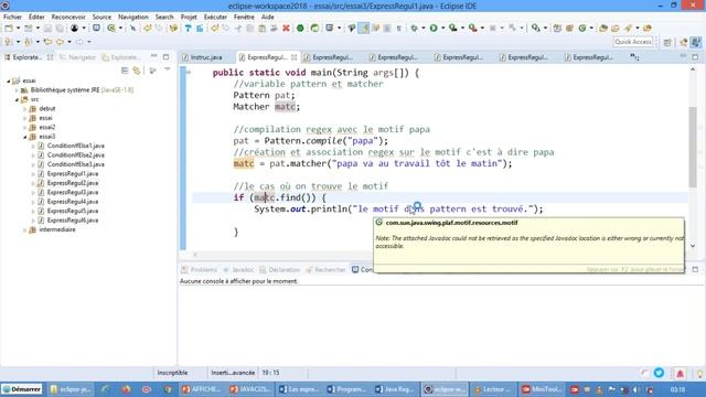 CI2SE Bases Java 064 Expressions Regulieres REGEX Patterns Patrons et Matchers Correspondances смотреть онлайн