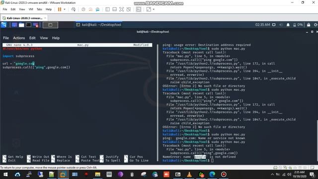 Mac changer using python 1 смотреть онлайн