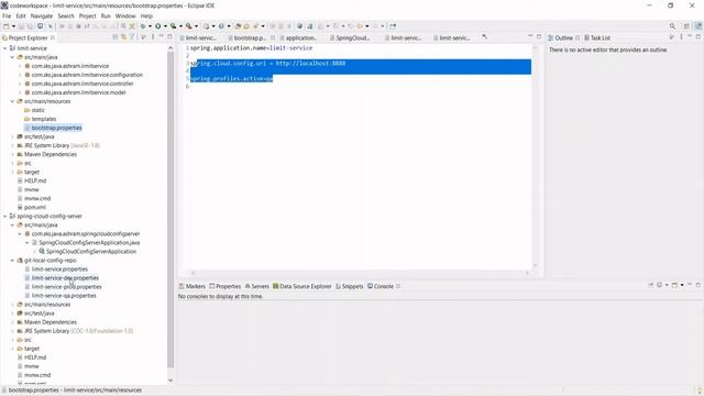 Step10 : Recap Spring cloud config server Application смотреть онлайн