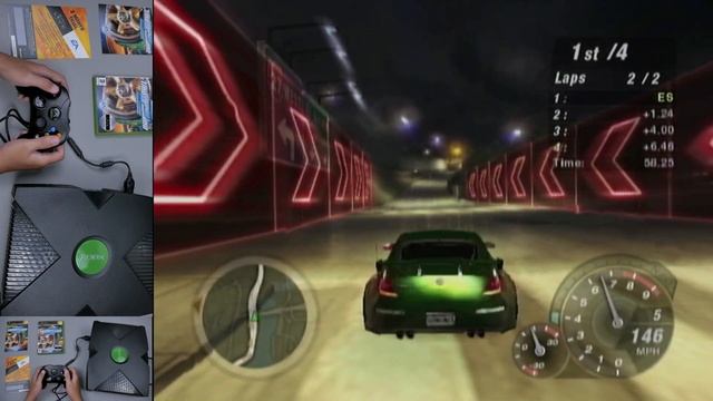 NFS Underground 2 Xbox - Unboxing & Gameplay Need for Speed Underground 2 Xbox Classic смотреть онлайн