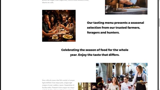 Foholic - One Page Restaurant Figma Template Online Gallery