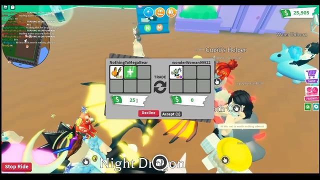Trading from NOTHING to a Mega Neon Cupid Bear in 1 video! Adopt Me Custom Pets смотреть онлайн