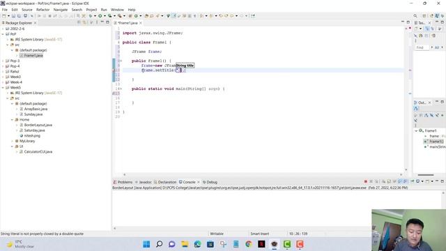 Java Swing Tutorial | JFrame in Java Swing смотреть онлайн