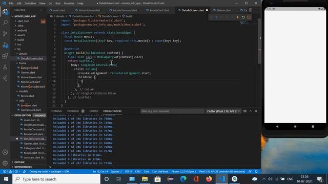The Flutter UI: The latest UI for Movies Info App смотреть онлайн