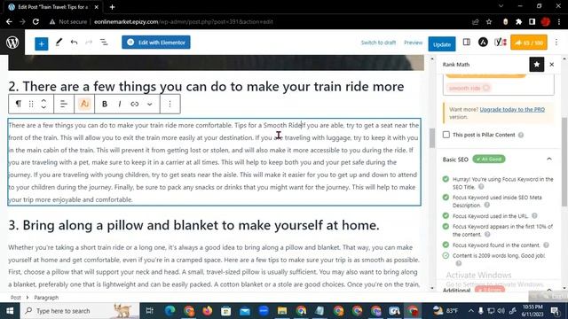 wordpress On page SEO with rank math plugin -2023 смотреть онлайн