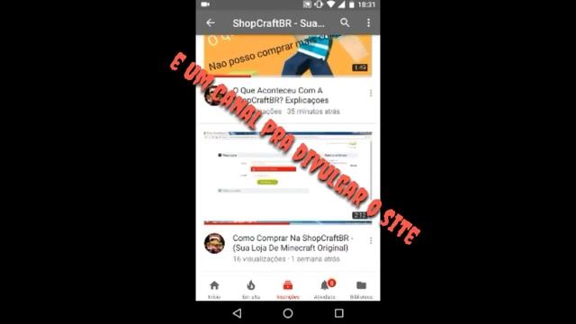 Nova Loja Pra Comprar Seu Minecraft Original Barato смотреть онлайн