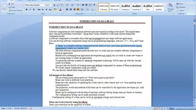WT UNIT-4 Introduction to Java Beans смотреть онлайн