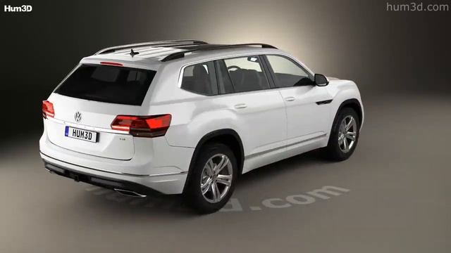 Volkswagen Atlas R-Line 2017 3D model by Hum3D.com смотреть онлайн