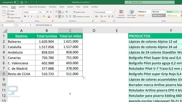 Aprende a REDONDEAR números ENTEROS en Excel correctamente смотреть онлайн