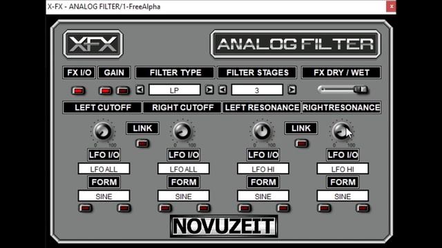 XFX Analog Filter by NOVUZEIT / DARKWARE / JACK DARK смотреть онлайн