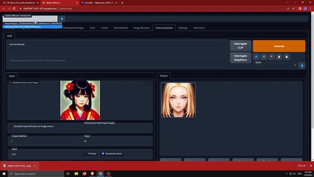 World Premiere - Dreambooth and Instruct-pix2pix on Stable Diffusion WebUI (Google Colab) смотреть онлайн