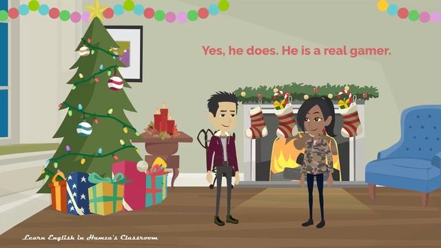 Happy Holidays | A Christmas Gift | Fluent English | English Conversation | Common Daily Expression смотреть онлайн