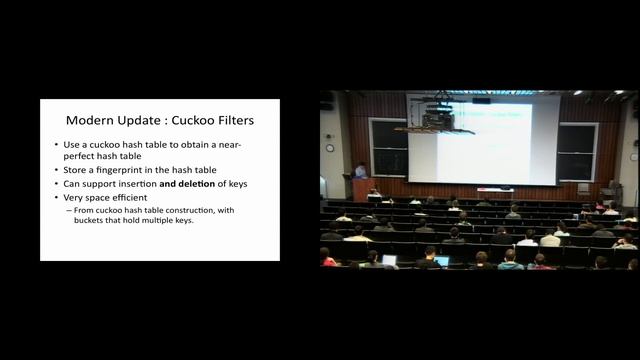 Hashing-based data structures and applications - Michael Mitzenmacher, Harvard University смотреть онлайн