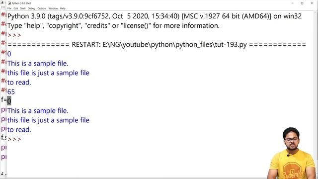 Reading Text Files | Python Tutorial In Hindi | Tutorial 193 смотреть онлайн