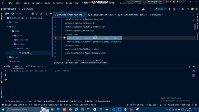 React with Servlet using InteliJ an VsCode | Part-2.2 | Hindi смотреть онлайн