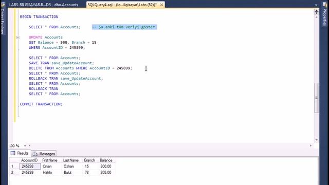 SQL Server Transaction 2 смотреть онлайн