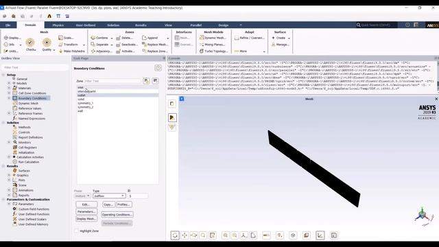 Ansys Fluent: Transient One Way FSI On A Flow With Obstacles