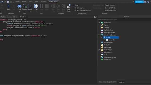 How to make A Respawn button in Roblox Studio смотреть онлайн