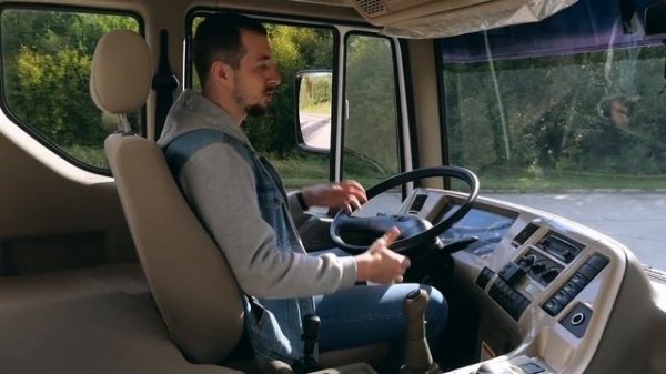 DAEWOO Novus - МОНСТР для "ПЯТЕРОЧКИ" на 32 ТОННЫ и 4 ОСИ/тест-драйв Дэу Новус 8х4