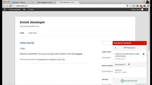 WordPress Request & Feedback Plugin смотреть онлайн