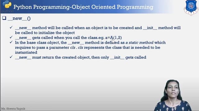 LEC 22 OOPS Operator Overloading in Python смотреть онлайн