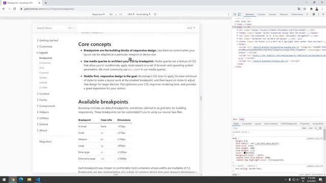 Bootstrap 5 - Parte 3 (Responsive, Breakpoint) смотреть онлайн