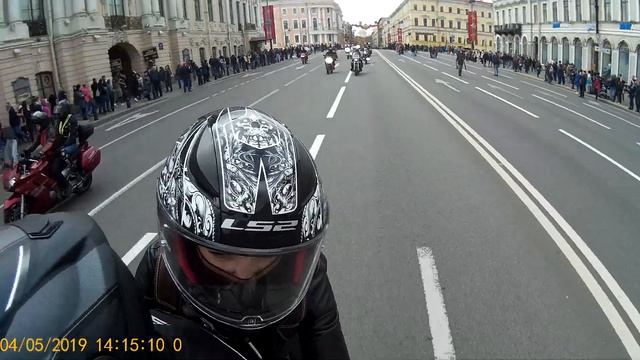 Открытие мотосезона 2019 в Санкт-Петербурге смотреть онлайн