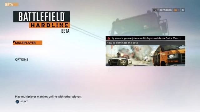 Battlefield™ Hardline Beta Error смотреть онлайн