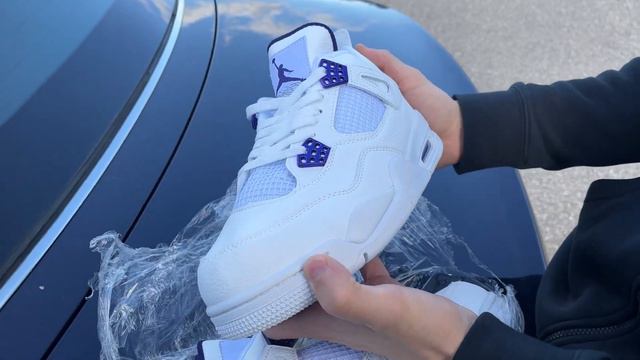 Jordan 4 Metallic Purple aus China 🇨🇳 смотреть онлайн