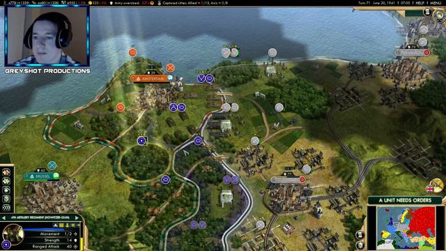 Curb-stomping the Italians! - Civilization V RED World War 2 Mod - Part 6 (Walkthrough/Playthrough) смотреть онлайн