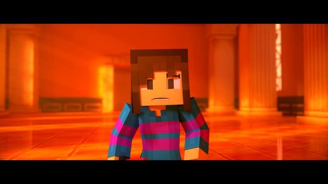 "STRONGER THAN YOU - Frisk Version" UNDERTALE Minecraft Music Video | 3A Display смотреть онлайн