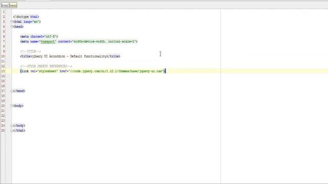 JQuery UI Simple Accordion Example смотреть онлайн
