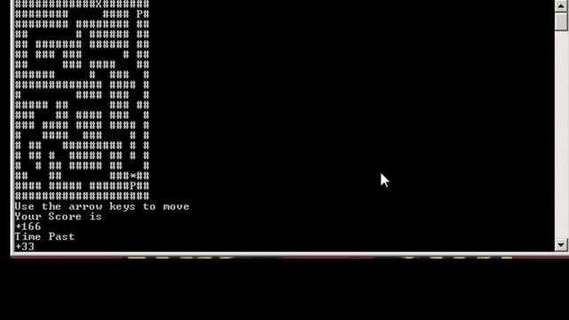 Maze Game, ASM x86 смотреть онлайн