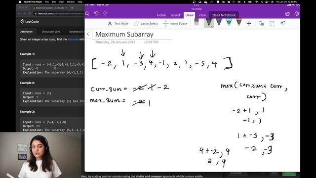 Leetcode 53. Maximum Subarray (Python) - HINDI смотреть онлайн